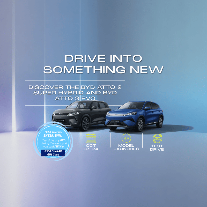 Finlay Motor Group, BYD Offer: BYD ATTO 3 EVO AND ATTO 2 Launch Event&nbsp;